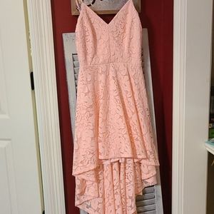 Cute Peach Pink Dress